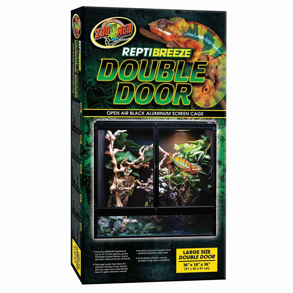 REPTIBREEZE NT-14 ダブルドア 91x91x46cm Zoo Med Reptibreeze Double Door | Monkfield Reptile